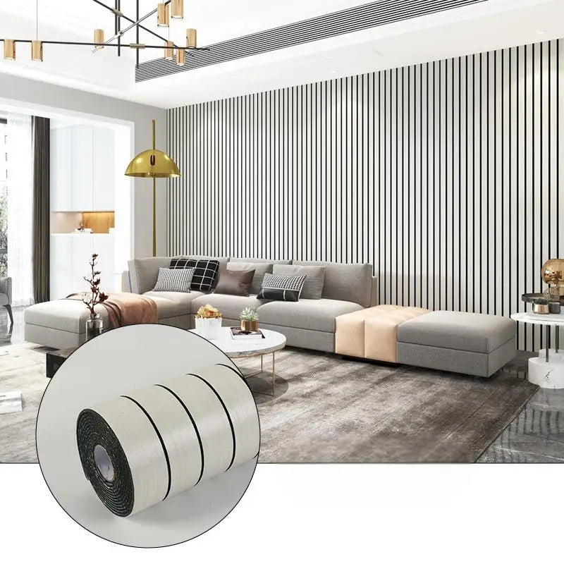 Kuujojo Wood Panel Peel & Stick Wallpaper, Striped Selfadhesive Faux Wood Grain Wall Covering, Easy Diyhome Decor 15.74X118 In