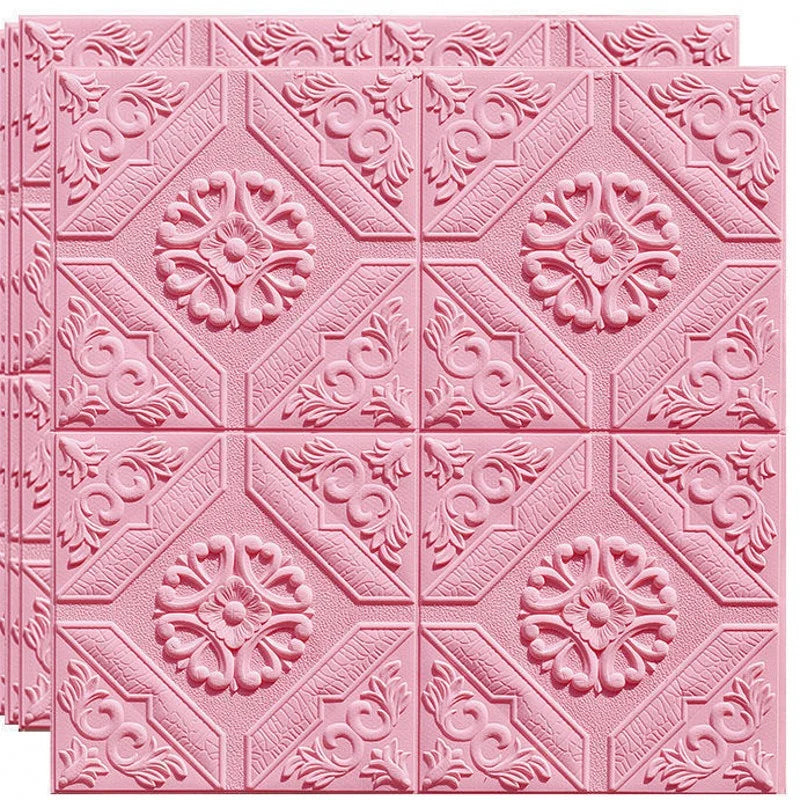 70X70/30X30CM 3D Wall Stickers Self Adhesive Foam Brick Room Decor DIY Wallpaper Ceiling Background Court Style Wall Decoration
